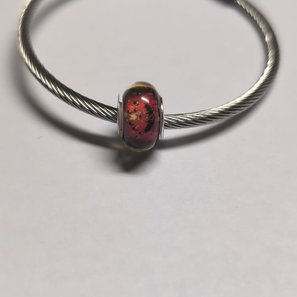 Silver Christmas Charm for Pandora‎ Style Bracelet